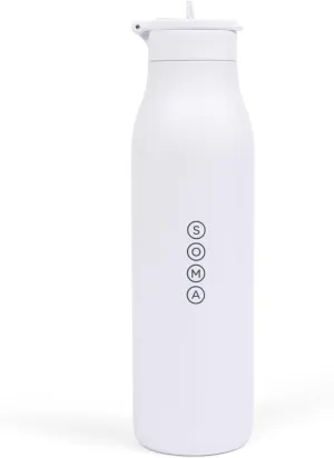 Full Circle Home Soma Steel Bottle - White