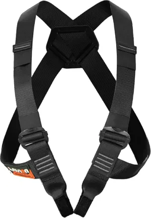Fusion Climb Climbing Chest Harness (5,000 LBS Rated) Professional Chest Harness for Hiking, Tree Climbing, Ziplining, Rock Climbing, and Rappelling - Heavy Duty Chest Harness - L/XL