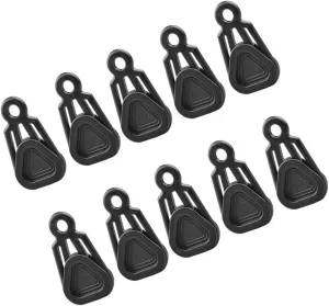 GALPADA Camping Tarp Clips 10pcs Heavy Duty Tent Fixtures Windproof Tarp Clamp Set for Outdoor