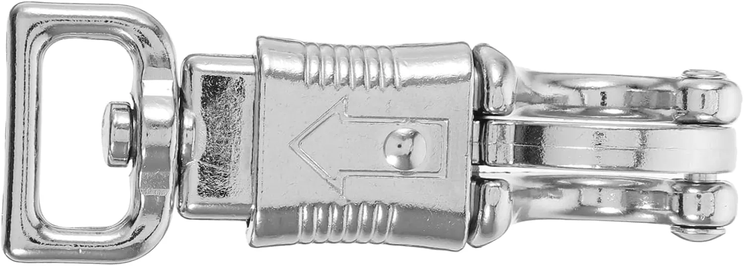 Garneck Metal Rope Fastener Quick Release Snap Hook for Equestrian Safety Lightweight and Portable Horse Harness Accessory for Riding and Equestrian Supplies