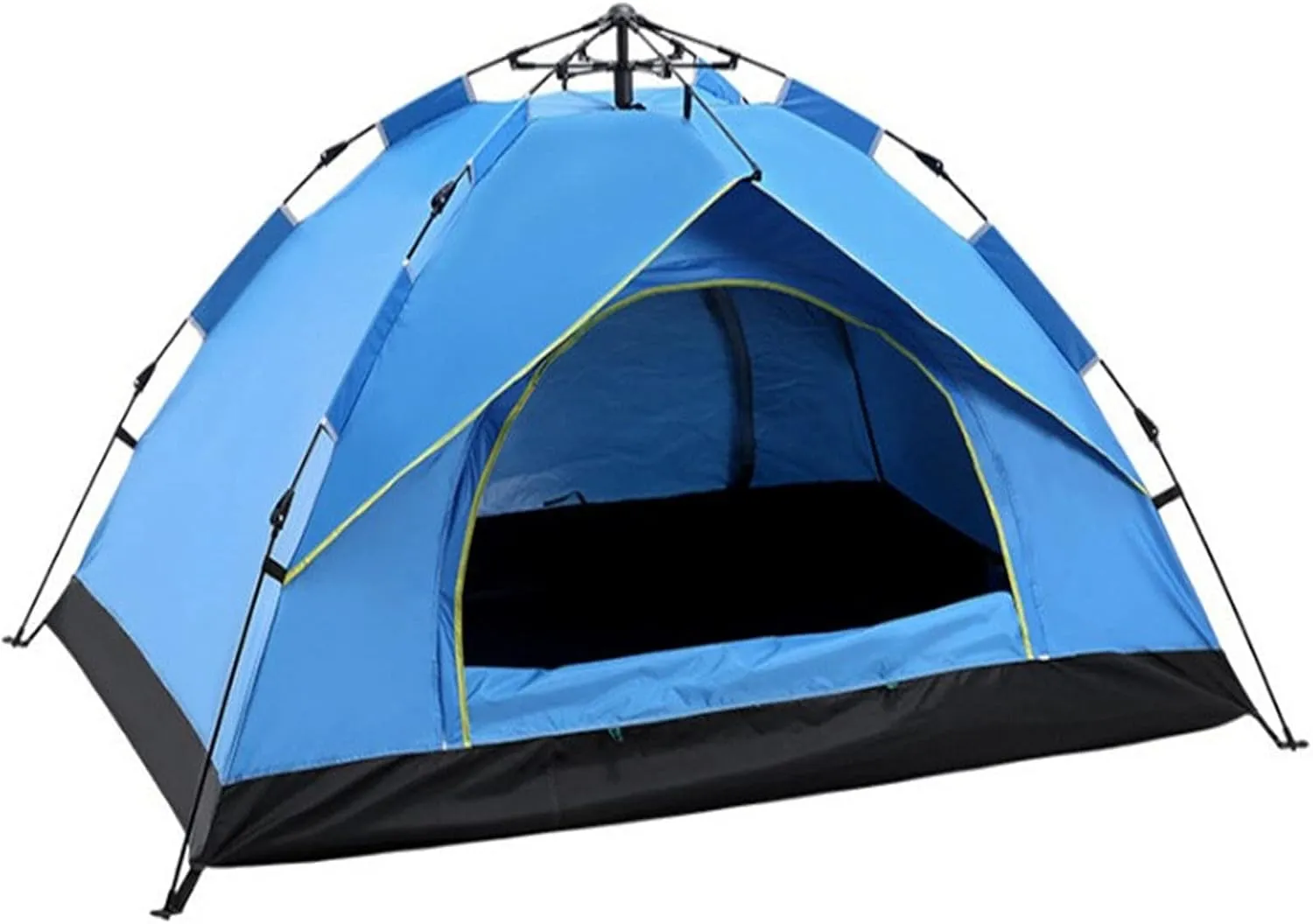 Generic 2/3/4 Person Instant Camping Tent with Carrying Bag,Easy Set Up Portable Dome Family Tent,Waterproof Lightweight Outdoor Tent for Backpacking, Hiking or Beach