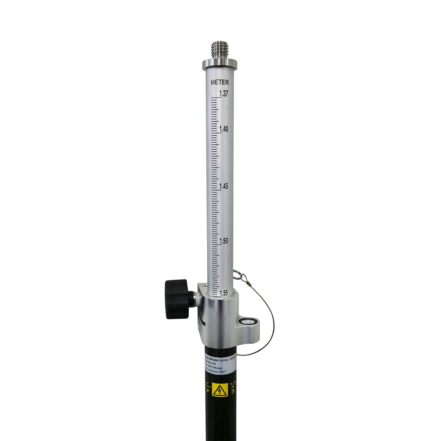 GeoMax ZPC200 Telescopic Carbon Fiber and Aluminum GNSS Pole