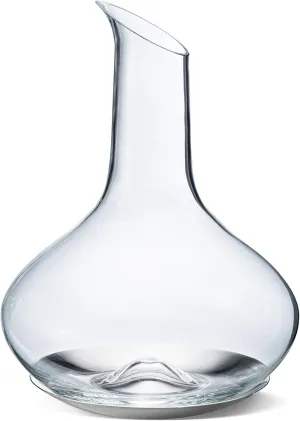 Georg Jensen Sky Glass Wine Carafe & Stainless Steel Coaster