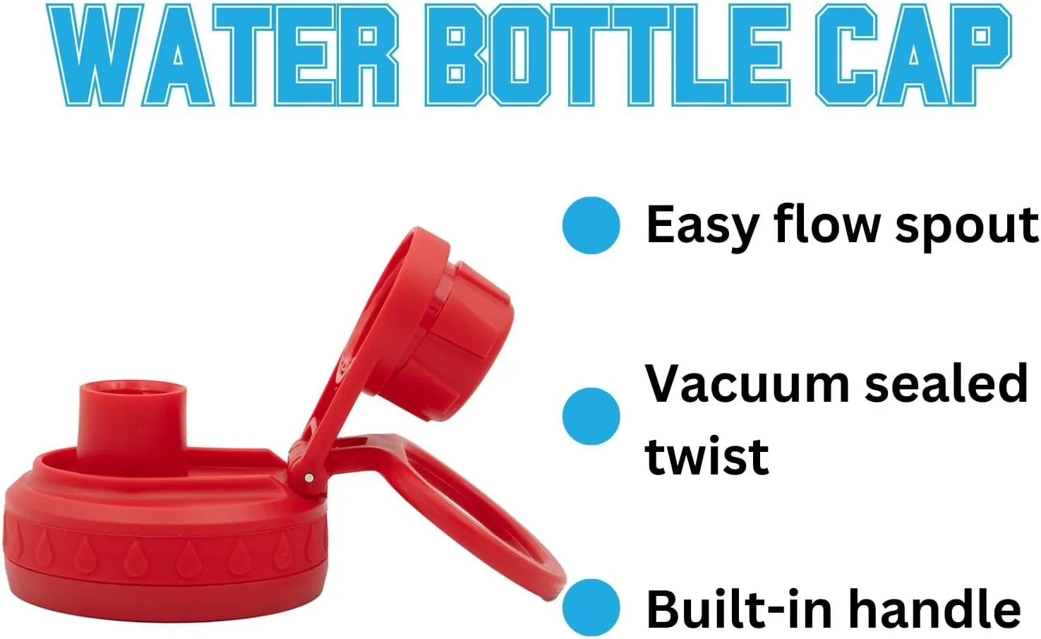 Georgia Water Bottle - Red Double Walled Stainless Steel 24 oz Keeps Drinks Cold or Hot