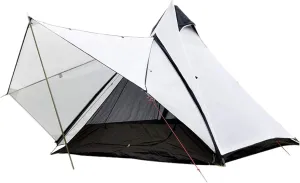 GeRRiT Camping Teepee Tent Yurt Tent with Screen 4 Seasons Double Layers Windproof Waterproof Tents for Outdoor Camping Hiking 3-4 Person