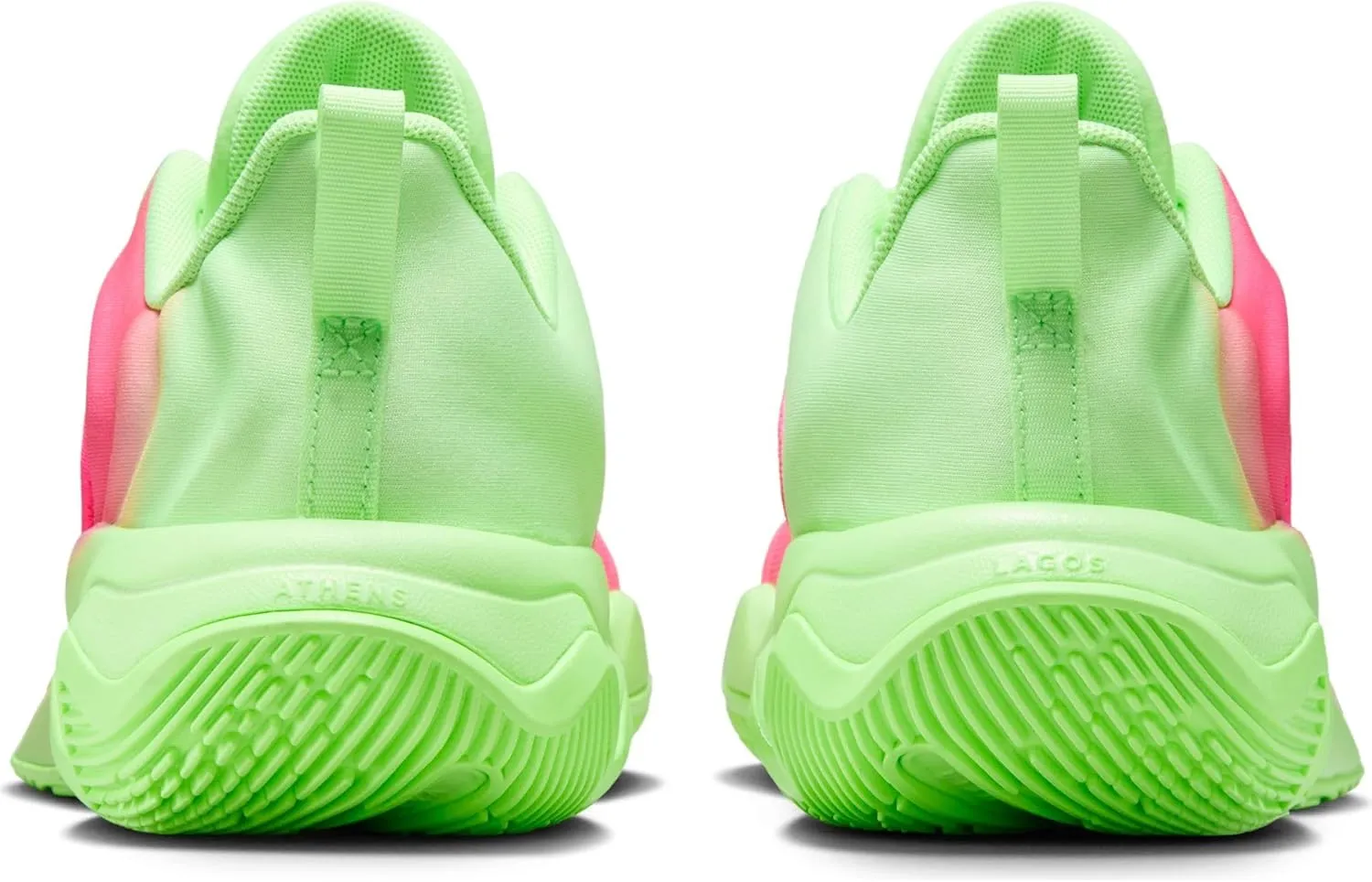 Giannis Immortality 4 Big Kids' Basketball Shoes (FZ6734-304, Lime Blast/Hyper Pink/Iron Grey)