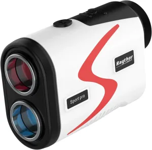 Golf Rangefinder, 6X Rechargeable Laser Range Finder 1000 Yards with Slope Adjustment, Flag Seeker with Vibration and Fast Focus System, Continuous Scan Support, Help You Choose The Right Club