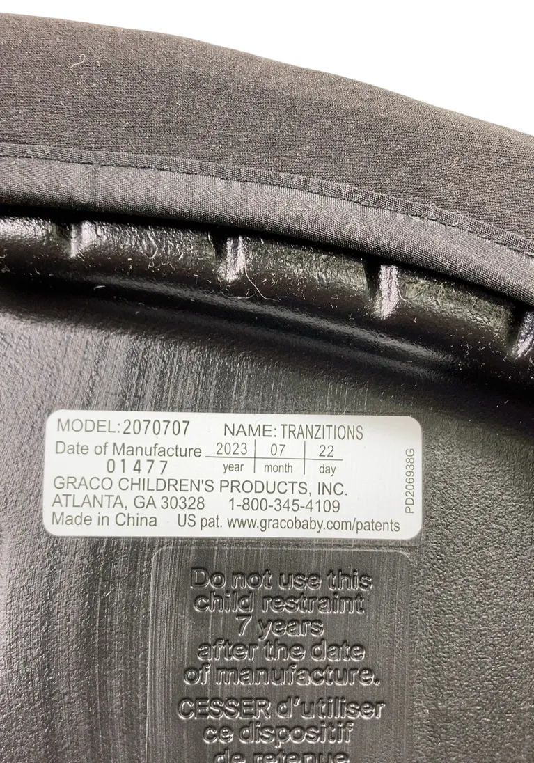 Graco Tranzitions 3-in-1 Harness Booster Car Seat, 2023, Proof