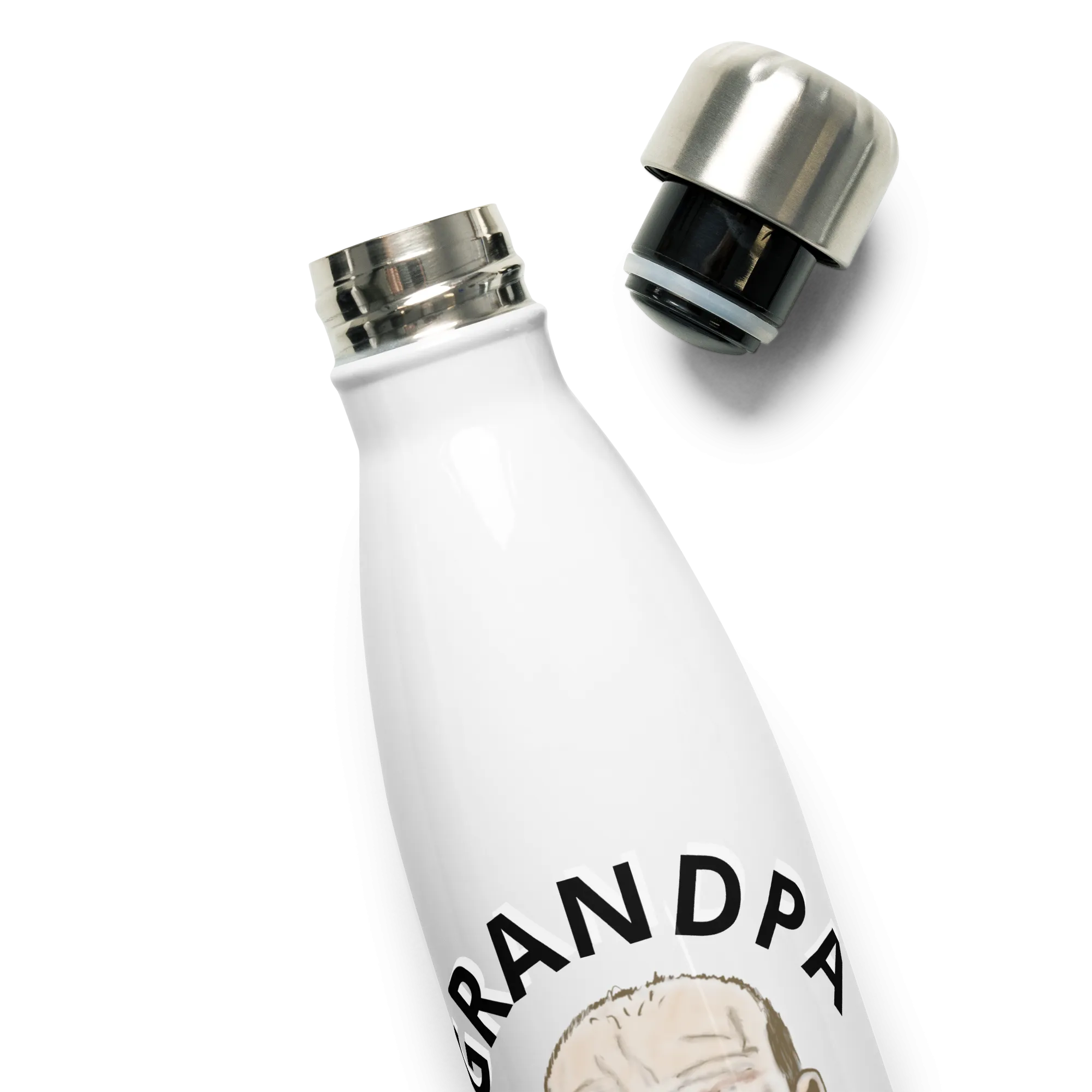 Grandpa Grumps Stainless Steel Water Bottle