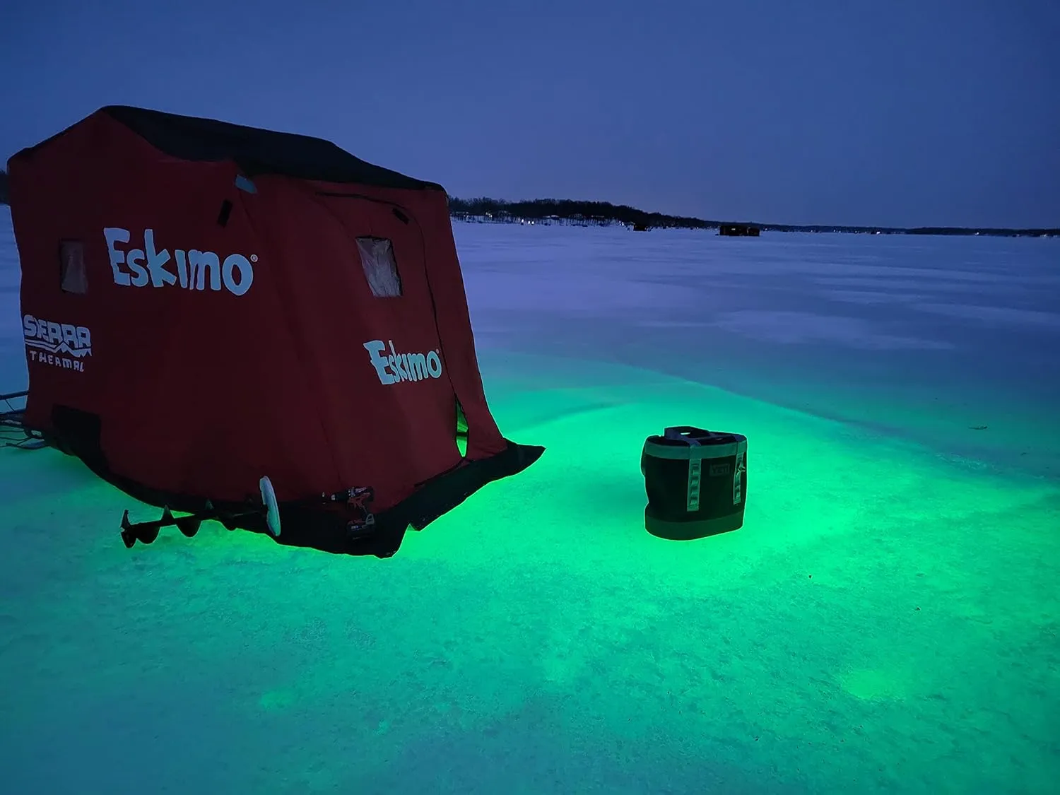 Green Blob Outdoors New Underwater Fishing Light 110 Volt for Docks, LED with Photocell Timer & Remote Control 7500/15000/30000 Lumen Fish Attracting Light, Snook, Crappie, Made in Texas