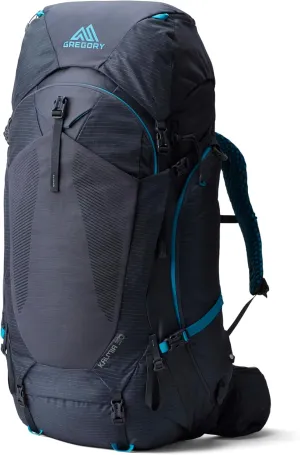 Gregory Kalmia 50L Women's Backpacking Pack, Ventilated Backpanel, Built-In Hydration Attachment for Bladder (Reservoir Not Included), Small/Medium, Solstice Blue