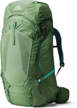 Gregory Kalmia 60L Women's Backpacking Pack, Ventilated Backpanel, Built-In Hydration Attachment for Bladder (Reservoir Not Included), Extra Small/Small, Olive Frost