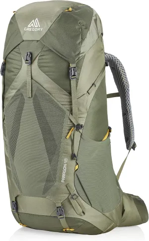Gregory Paragon 48L Unisex Lightweight Backpacking Pack, Breathable Backpanel, Raincover Included, Water Bladder Sleeve (Reservoir not Included), Small/Medium, Burnt Olive