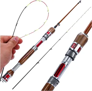 GRFIT Fishing Rod Fishing Rod for Raft Super Light Portable Fishing Rod Reinforced Carbon Fiber Fishing Tackle 120cm 180g Portable Fishing Rod
