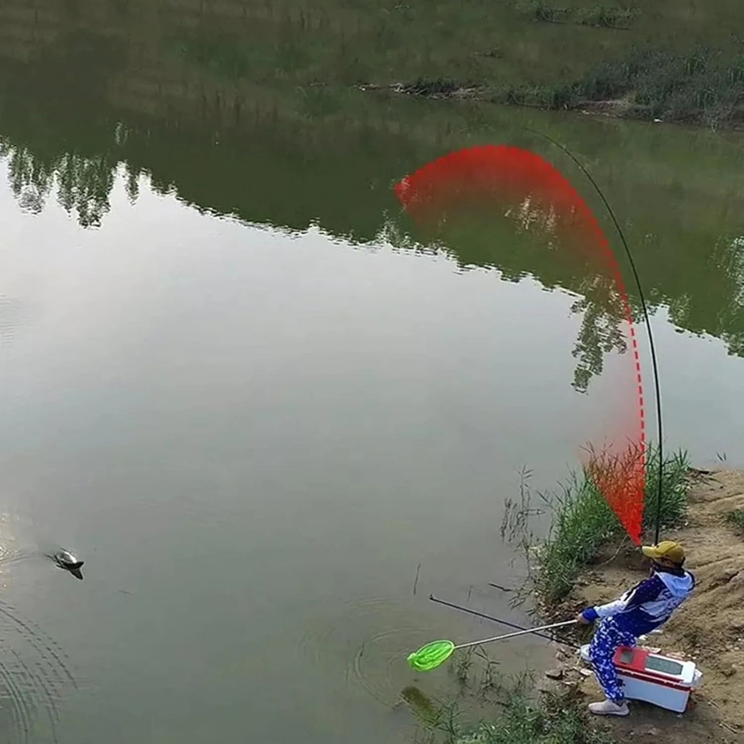GRFIT Fishing Rod Telescopic Carbon Fiber Fishing Rod, Hard, Super Light, for Freshwater Portable Fishing Rod