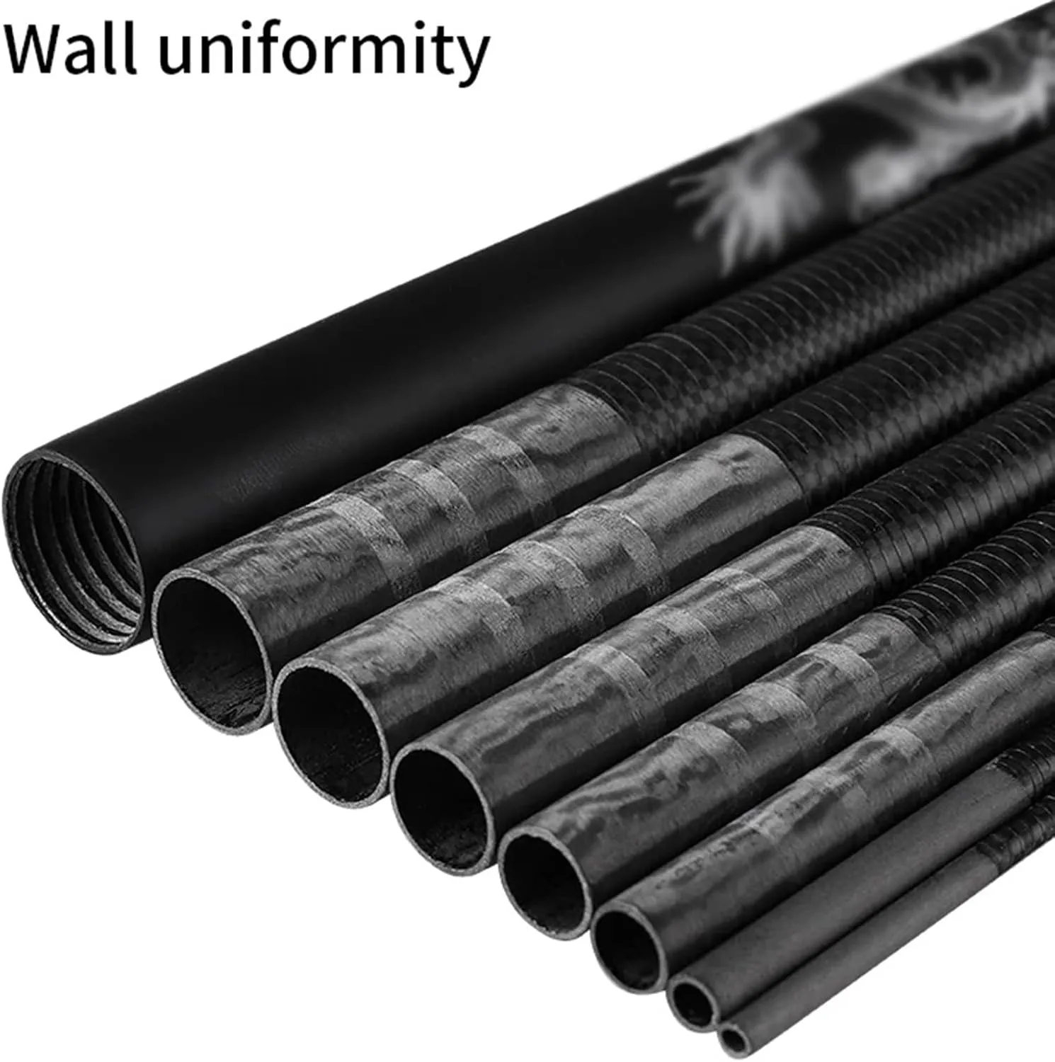 GRFIT Fishing Rod Telescopic Carbon Fiber Fishing Rod, Hard, Super Light, for Freshwater Portable Fishing Rod