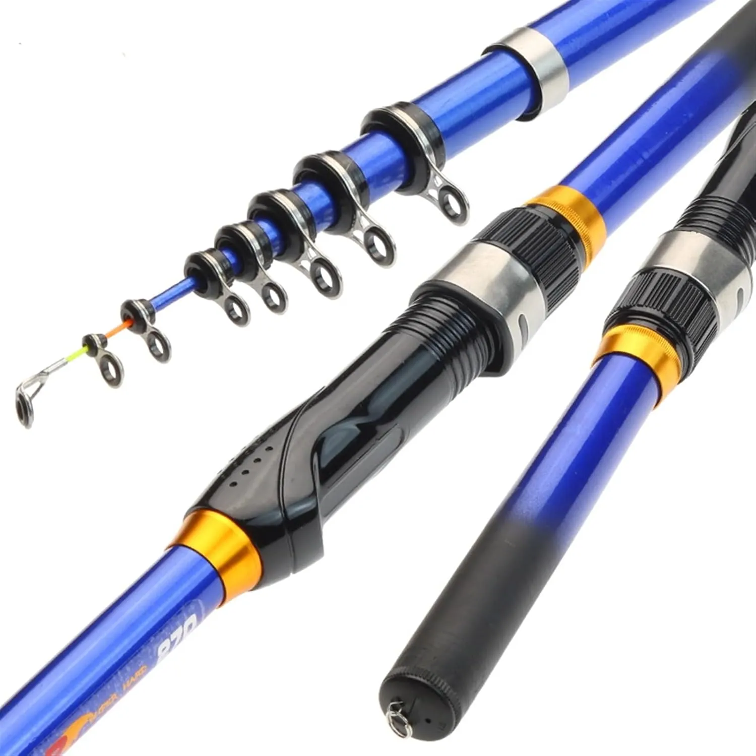 GRFIT Fishing Rod Telescopic Rock Fishing Rod Carp Feeder with Fly Carbon Fiber 2.7M 2.4M 2.1M 1.8M 1.5M Mini Seat Travel Reel Portable Fishing Rod