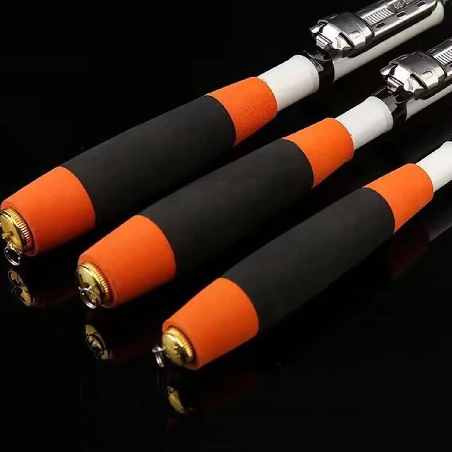 GRFIT Portable Telescopic Mini Fishing Rod Ultra Hard Carbon Fiber Feeder Swivel 1.8/2.1/2.4/2.7/3.0M Portable Fishing Rod