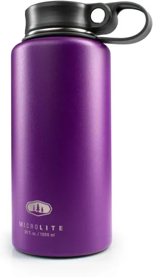 GSI Outdoors - Microlite Water Bottle, Vacuum Insulated Stainless Steel, Twist Lid