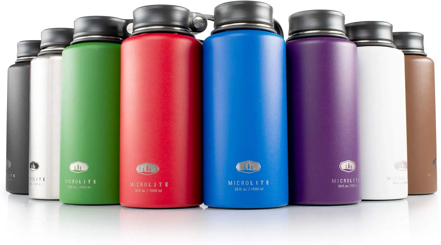 GSI Outdoors - Microlite Water Bottle, Vacuum Insulated Stainless Steel, Twist Lid