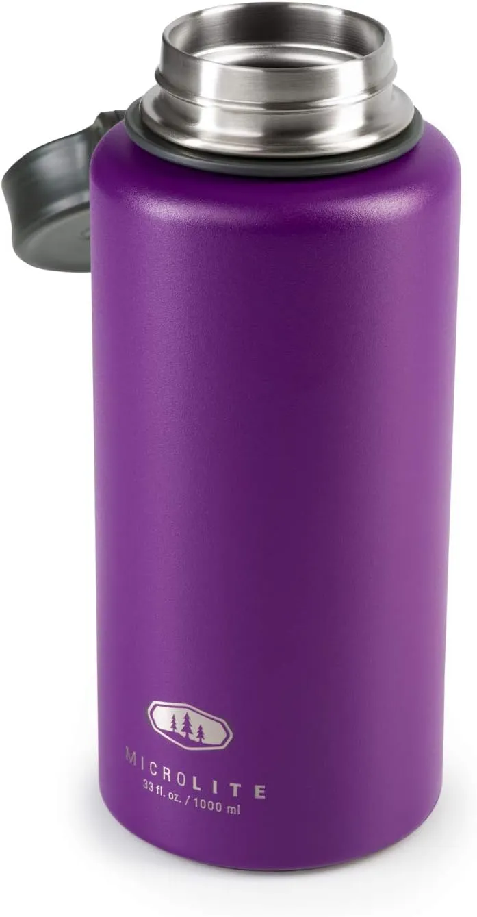 GSI Outdoors - Microlite Water Bottle, Vacuum Insulated Stainless Steel, Twist Lid