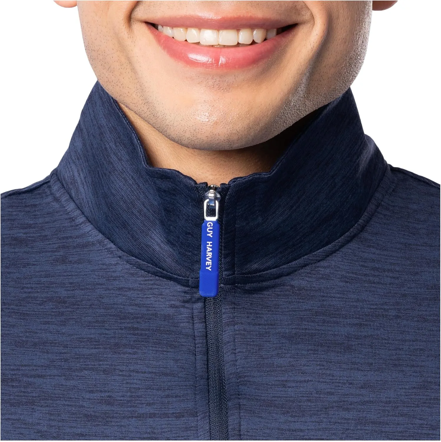 Guy Harvey Men’s 1/4 Zip Lightweight Fleece Sweatshirt