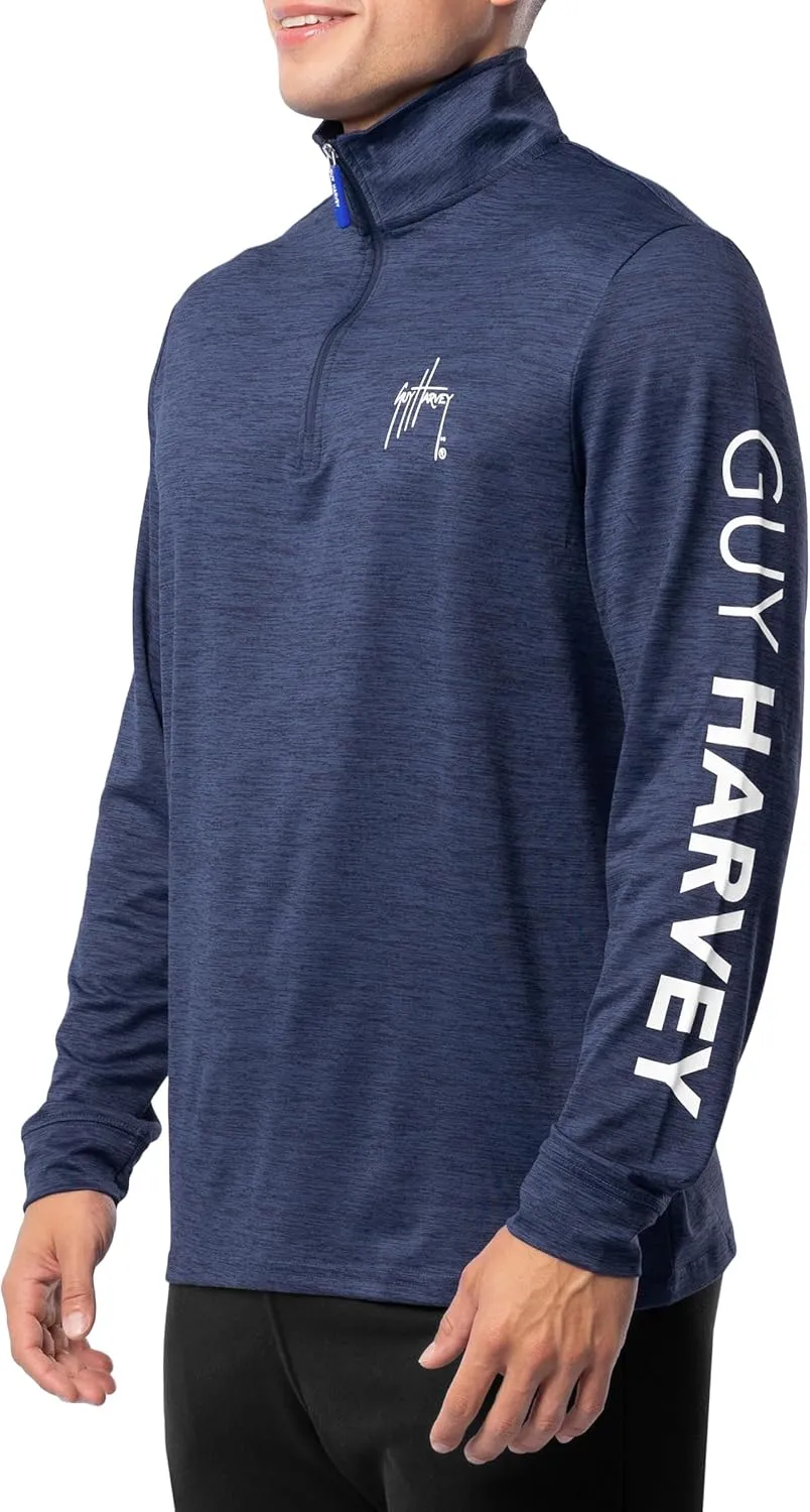 Guy Harvey Men’s 1/4 Zip Lightweight Fleece Sweatshirt