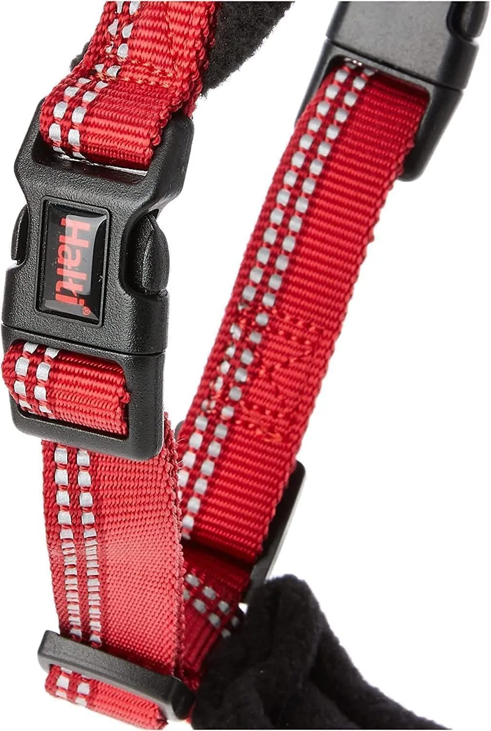 HALTI Comfy Harness - Lightweight, Fleece-Lined, Reflective & Adjustable Dog Harness, Front & Back Ring for a Dog Leash, Great for Puppy Walks. Suitable for Small Dogs and Puppies (Size Small)