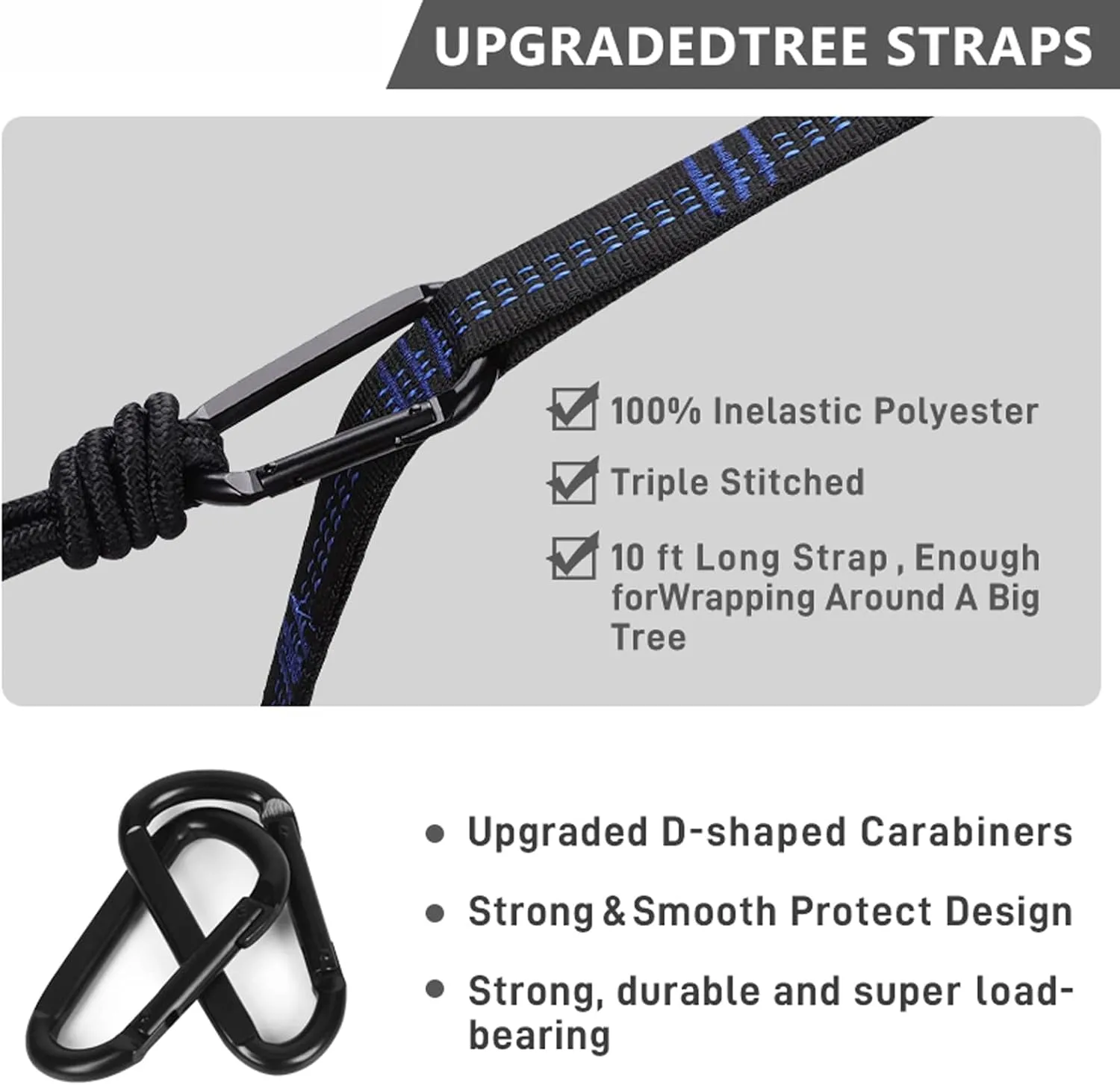 Hammock Parachute Portable Hammock Lightweight Camping Hammock Double Nylon Hammock with 2 Tree Straps Swing for Backpacking Outdoor for Outdoor Camping and Picnic