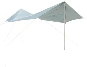 Hammock Rain Fly Tent Camping Tarp, Large Camping Tarp Lightweight Shelter Awning Tarps Set Shaded Area 20㎡ , Satisfy 10-15 People for Camping, Travel, Outdoor, Hammocks