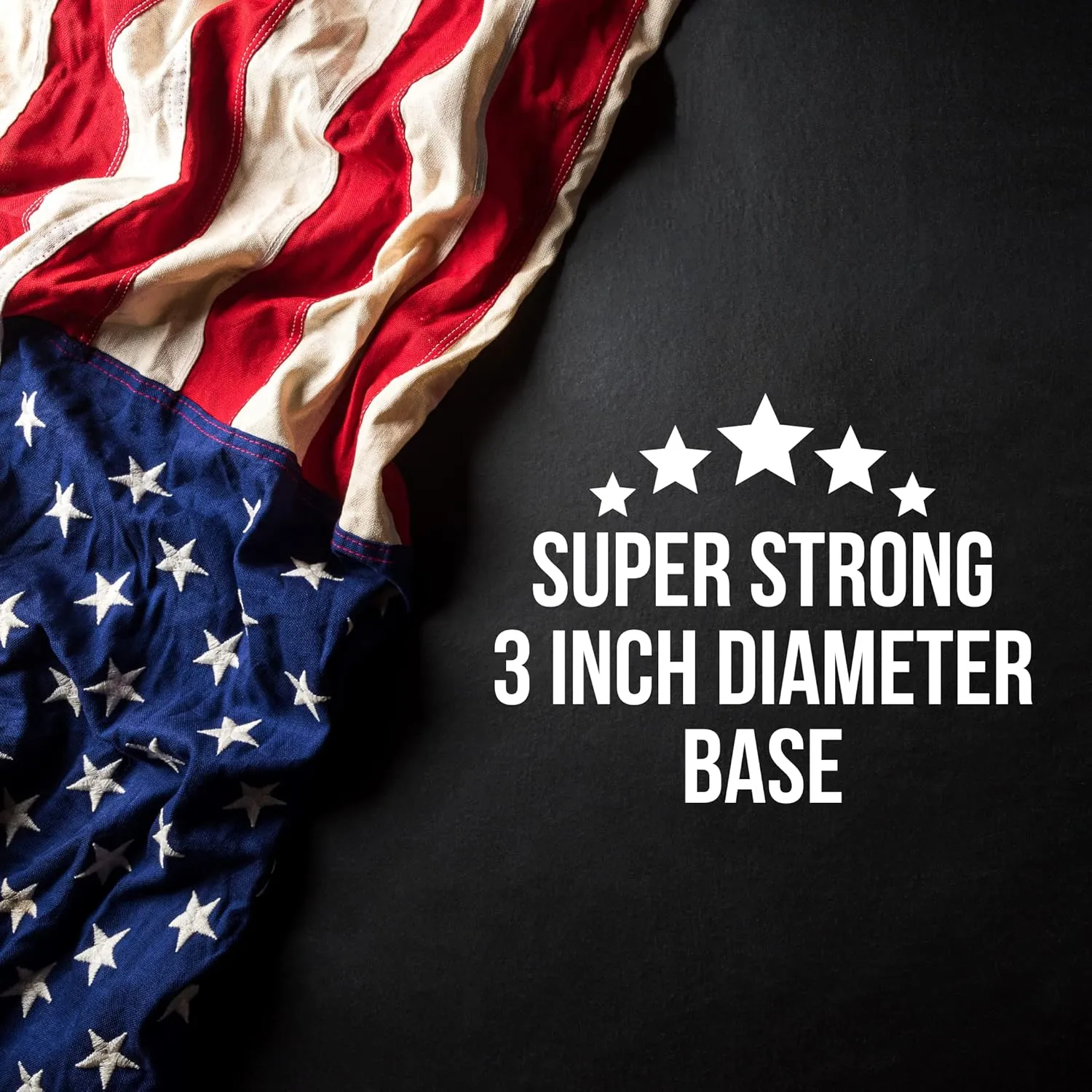 Heavy Duty Telescoping Flagpole Kit, 25 Foot