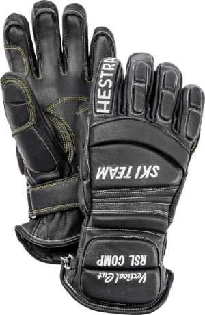 Hestra Unisex RSL Comp Vertical Cut 5-Finger Glove, Windproof, Insulated Alpine Racing Gloves for Men & Women