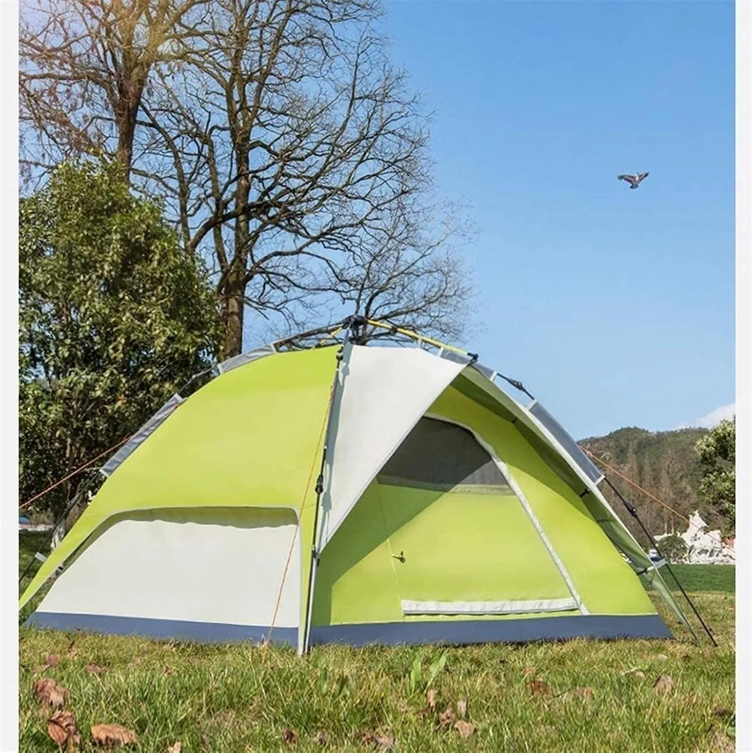 Hexagonal Tent 3-5 Person Big Space Automatic Quick Opening Waterproof Camping Tent
