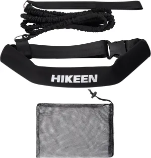 Hikeen Swimming Training Belt - 4M Tether for Swim in Place, Stationary Harness, Aquatic Resistance Belt