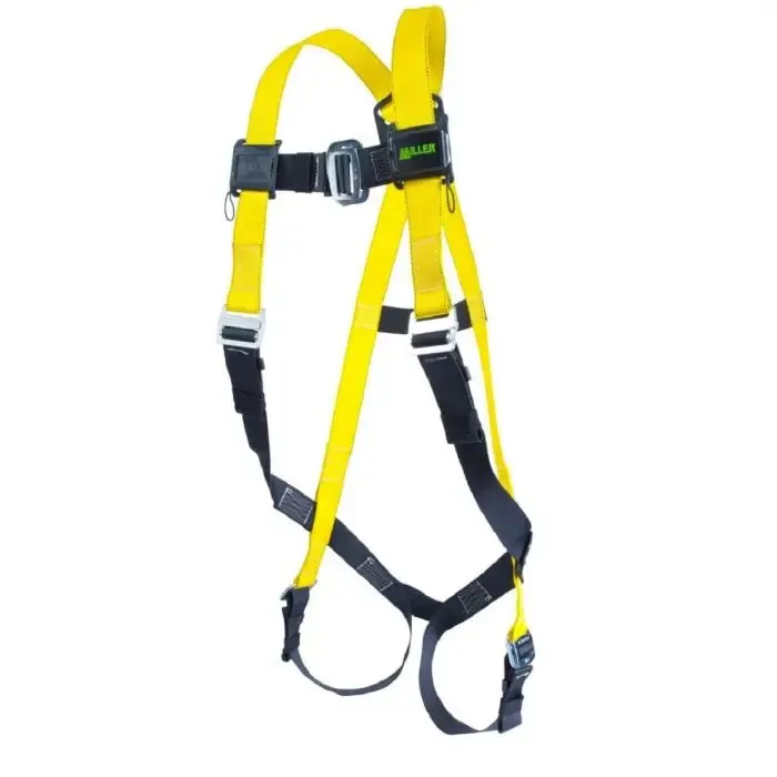 Honeywell Miller 650-7/UYK Standard Non-Stretch Harness, Yellow, 1 Each