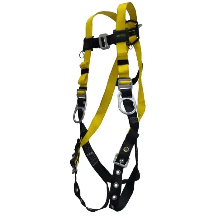 Honeywell Miller 650-7/UYK Standard Non-Stretch Harness, Yellow, 1 Each