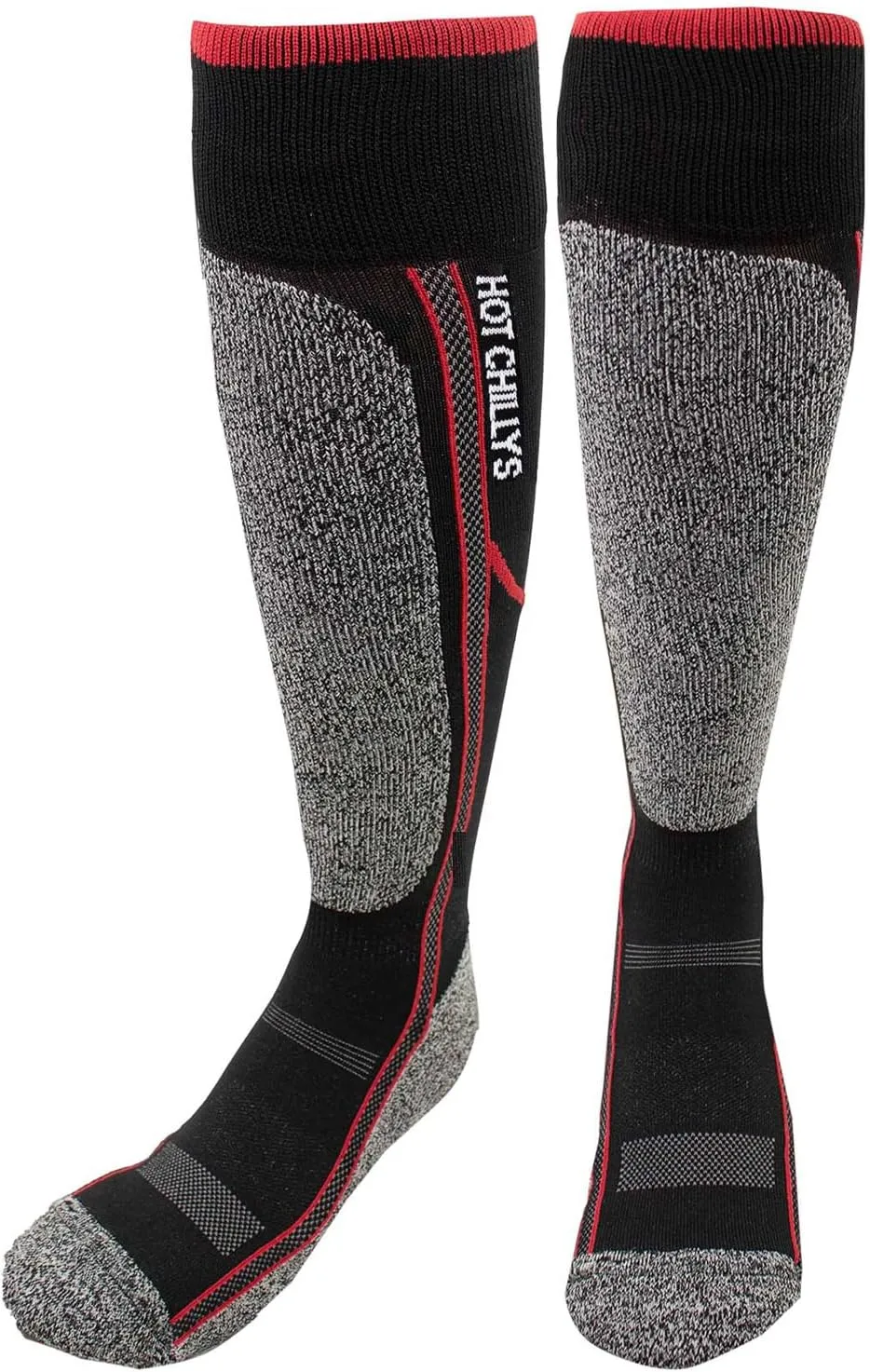 Hot Chillys Youth Elite Heat Mid Volume Socks | Lightweight Thermal Socks for Winter Sports, Hiking, and Outdoor Activities
