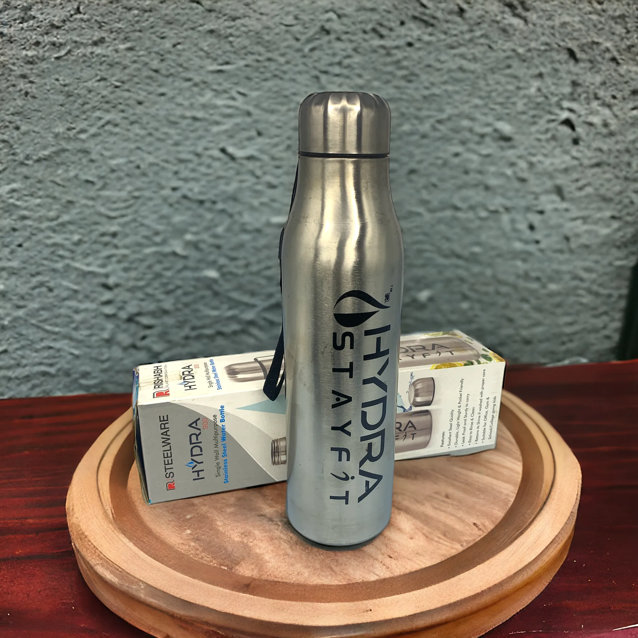 Hydra Steel Insulated Water Bottle: 900 ml