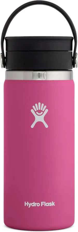 Hydro Flask 16 oz Wide Mouth Bottle with Flex Sip Lid Carnation