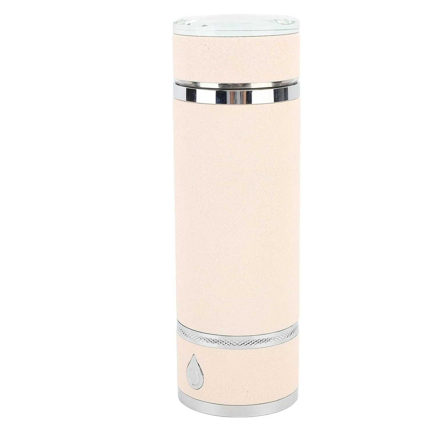 Hydrogen Rich Water Generator, 200-1600ppb Hydrogen Water Bottle Multifunctional 420ml 3min Single Working Time Long Holding Time for Office for Home (Cream)