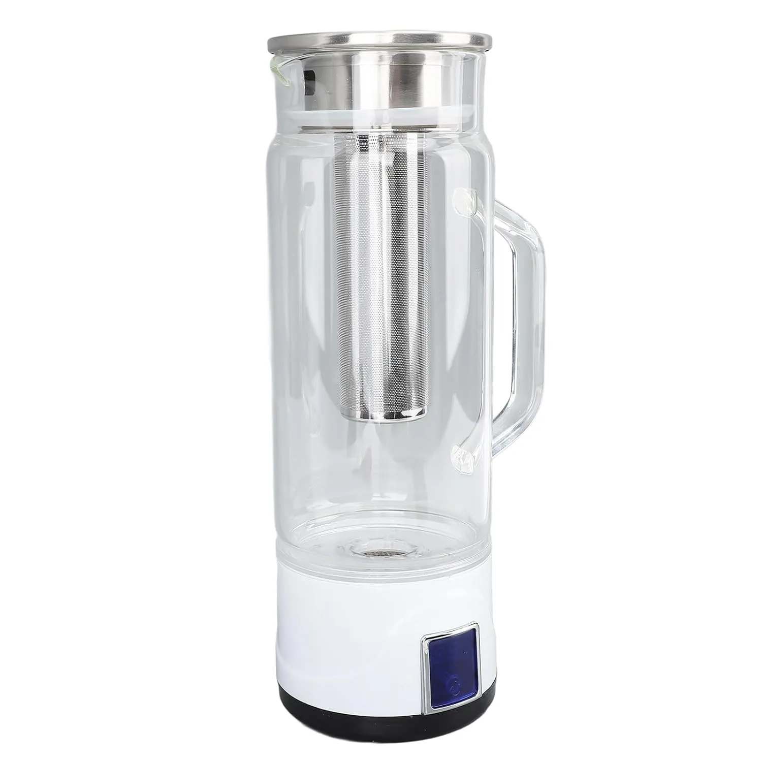 Hydrogen Water Bottle, 1000ml Hydrogen Water Bottle Generator with Tea Infuser, 1000‑1500ppb Touch Switch Hydrogen Water Machine for Home, Office, Travel