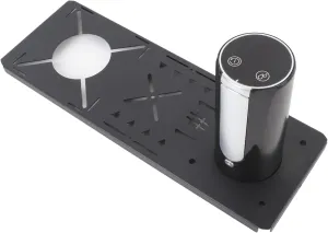 IGT Top Board, Bridge Table with Electric Water Dispenser, Camping Table Board for IGT Series, Grill Table Top Plate, Outdoor Stove Furnace Board Hiking Accessories (Black)