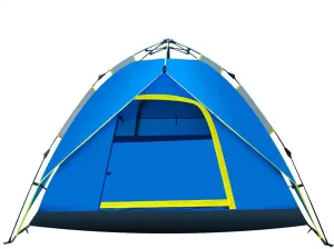 IKON MOTORSPORTS, 3-4 Person Family Large Tent Outdoor Traveling Camping Hiking Shelter