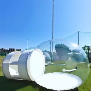 Inflatable Bubble Tent 300W Portable Bubble House with Blower for 3 to 5 People, Translucent Outdoor Tent for Camping Stargazing Garden Party