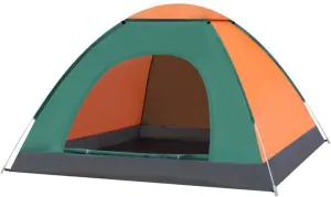 Instant Pop-up Camping Tent 2-3 People Lightweight Tent Waterproof Windproof Uv-Proof Suitable for Beach Outdoor Travel Hiking Camping Hunting Fishing A- 3-4 People ( Color : E , Size : 34 people )