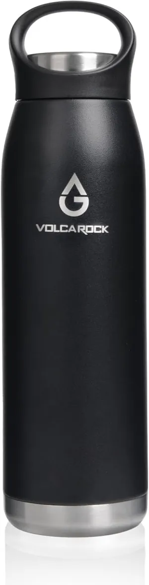 Insulated Water Bottle 24oz (710ml), Double Wall Stainless Steel Water bottle Durable Vacuum Flask Leakproof Non-sweat, Keep Cold 24H & Hot 12H