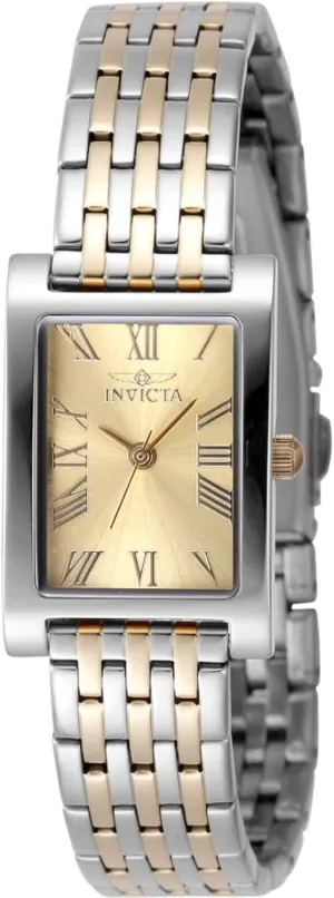 INVICTA Angel Lady 19.50mm Stainless Steel Gold Gold dial PC21J Quartz