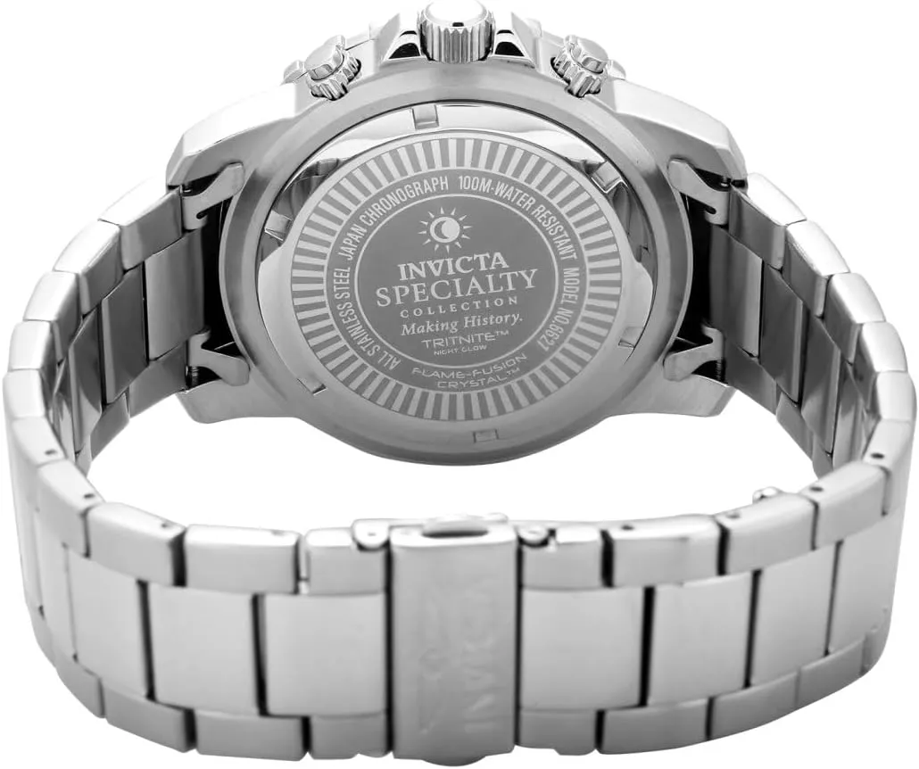 Invicta Men's Specialty Quartz Watch with Stainless Steel Band