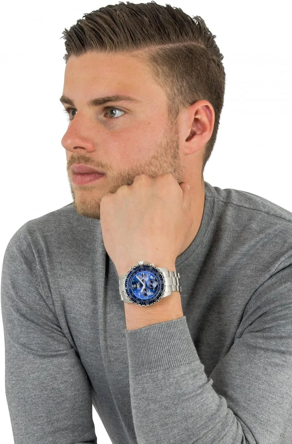Invicta Men's Specialty Quartz Watch with Stainless Steel Band