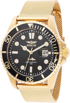 INVICTA Pro Diver Men 43mm Stainless Steel Gold Gold dial PC32 Quartz